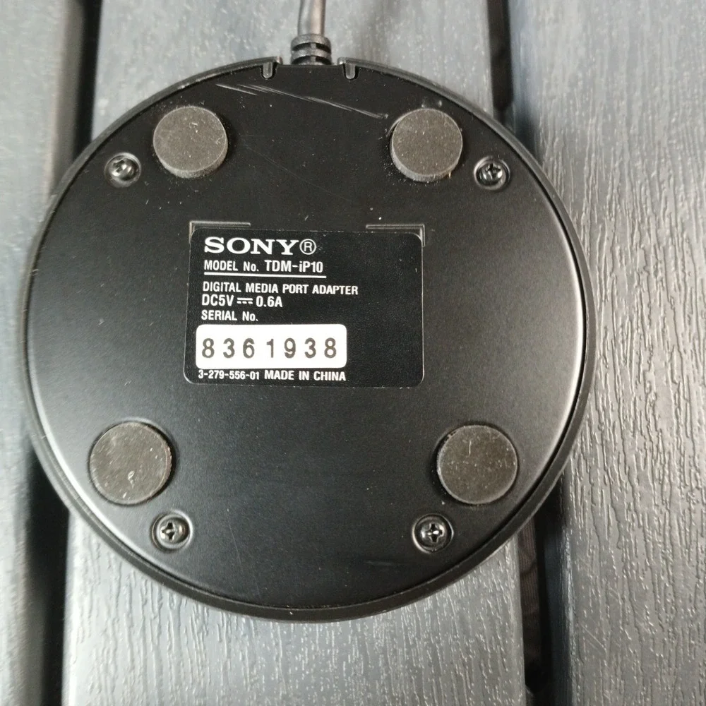 Sony Digital Media Port Adapter TDM-iP10 Apple Ipod Charging‎ Dock Station ZA
